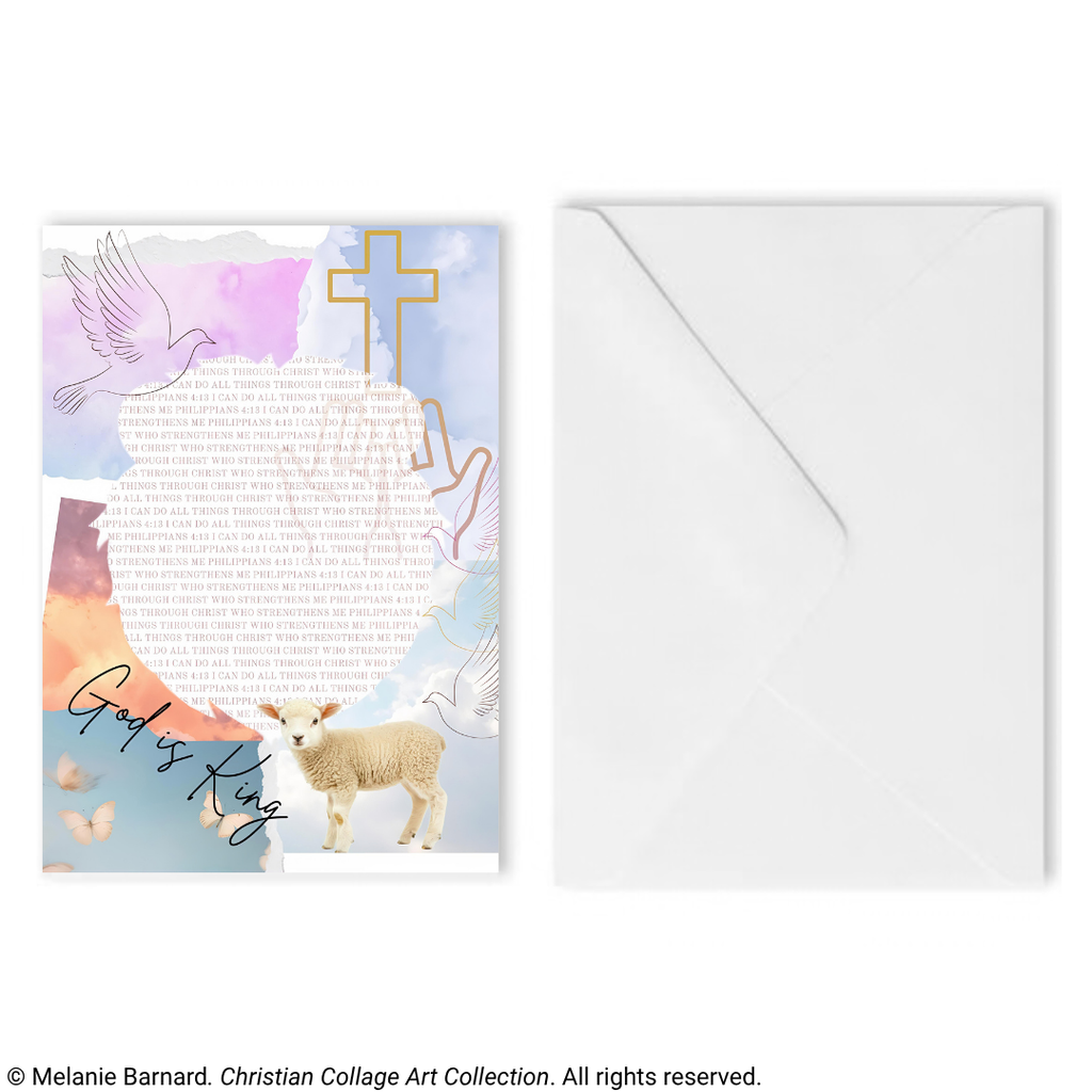 God is King – Greeting Card Printable Download