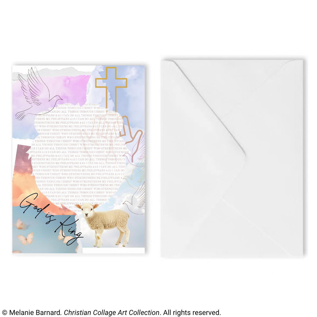 God is King – Greeting Card Printable Download