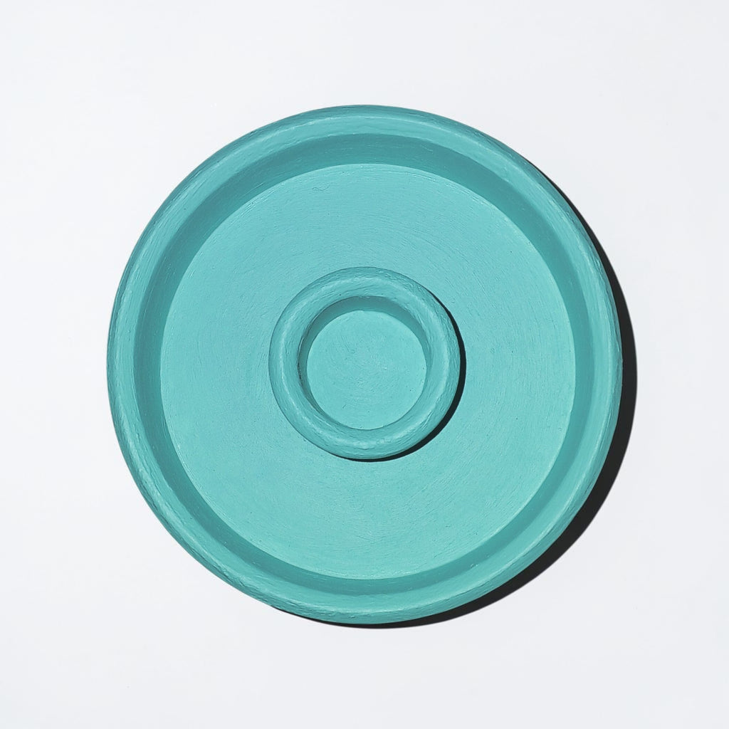 Turquoise Blue Candle Holder
