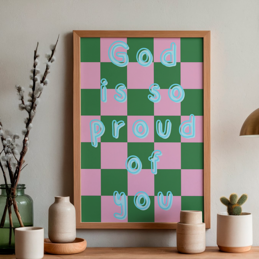 God Is So Proud of You – Christian Wall Art Printable Download (Set of 3 Prints)